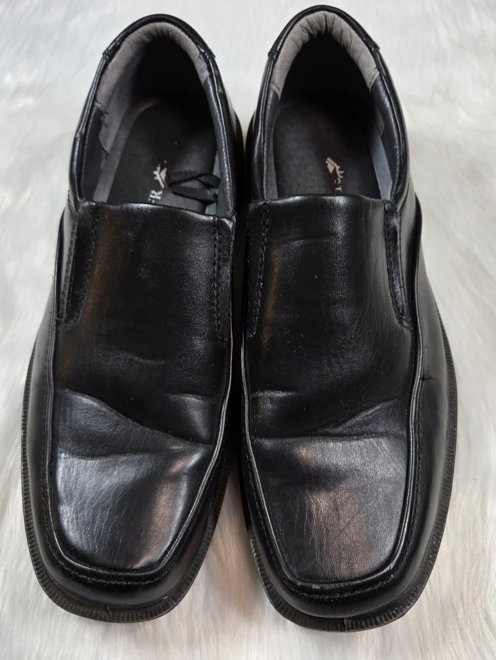 Deer Stags Men's Black Brooklyn Leather Dress Comfort Loafer